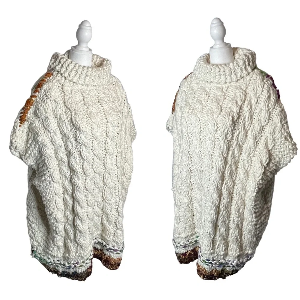 FINAL PRICE RARE FP x WeTheFree Care Sari Not Sari Organic Knit Sweater xs/s - Picture 13 of 16